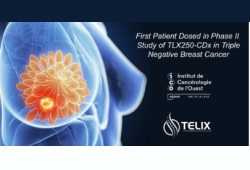 First Patient Dosed in Phase II Study of TLX250-CDx in Triple-Negative Breast Cancer
